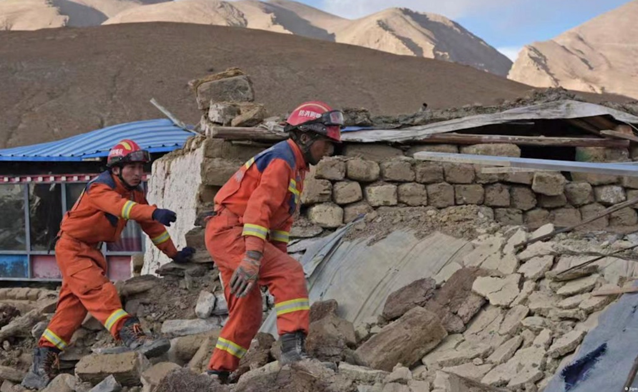 Sismo de magnitud 7 sacude el Tíbet; deja 16 muertos y 76 heridos