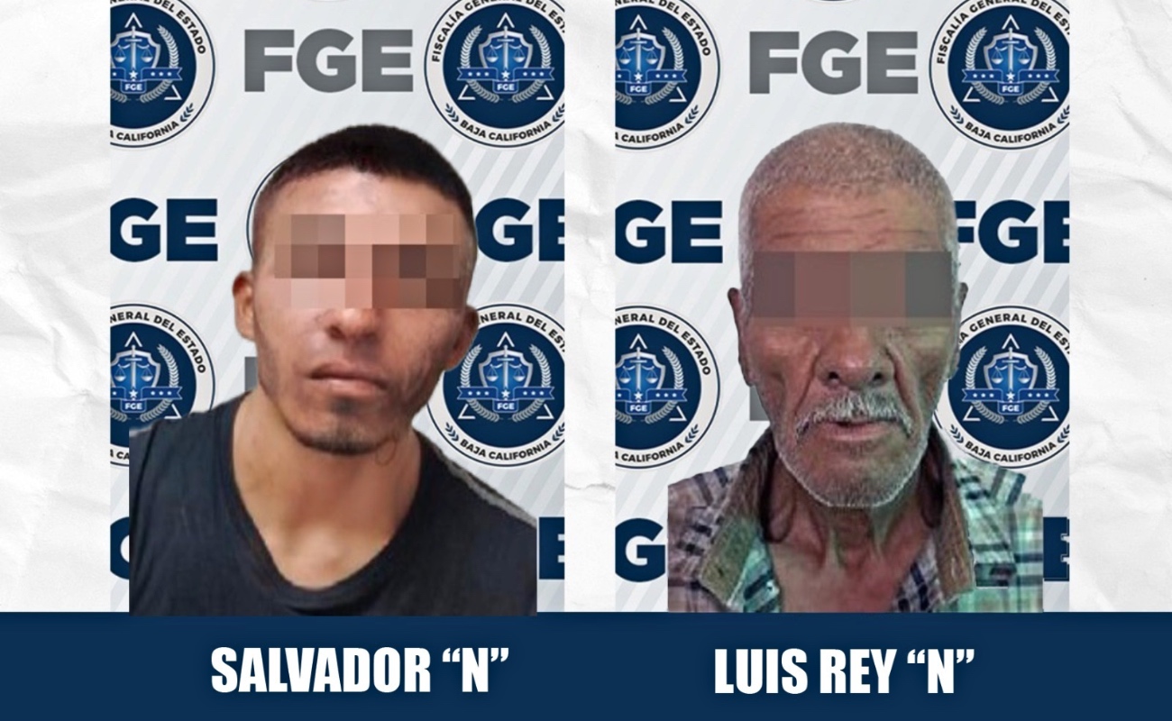 La Fiscalía Regional de Mexicali obtuvo la vinculación a proceso de Salvador “N” y Luis Rey “N” por robo con violencia y robo calificado a casa habitación, respectivamente.