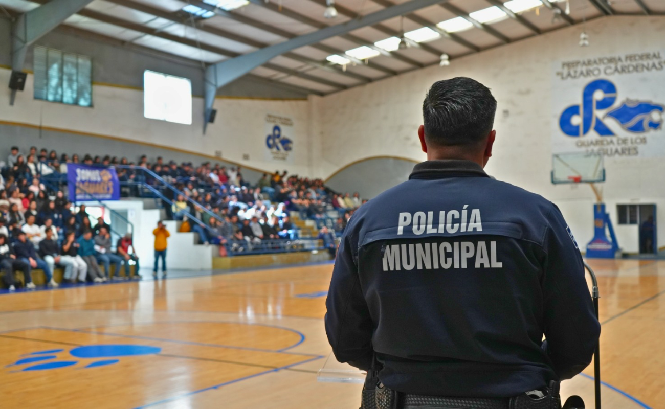 Fortalece Policía Municipal cultura de la prevención en comunidad estudiantil