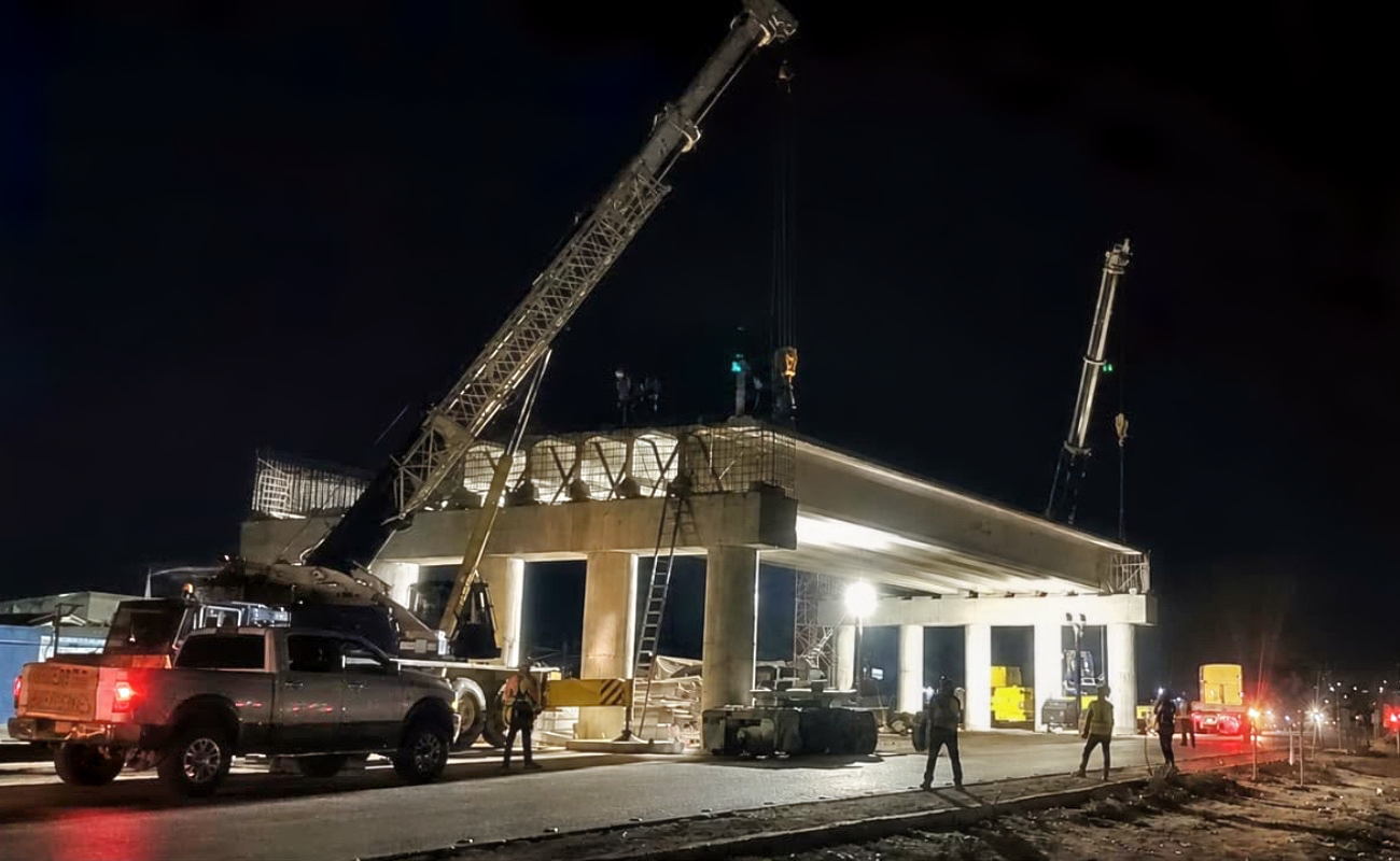 Avanza SIDURT con montaje de trabes en el Corredor 2000