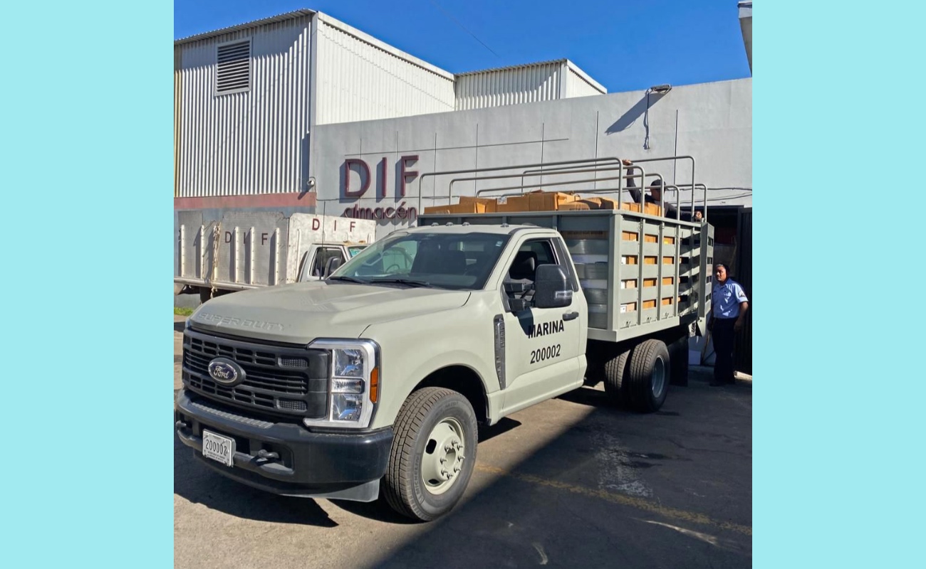 Recibe DIF Ensenada donativo de la Secretaría de Marina