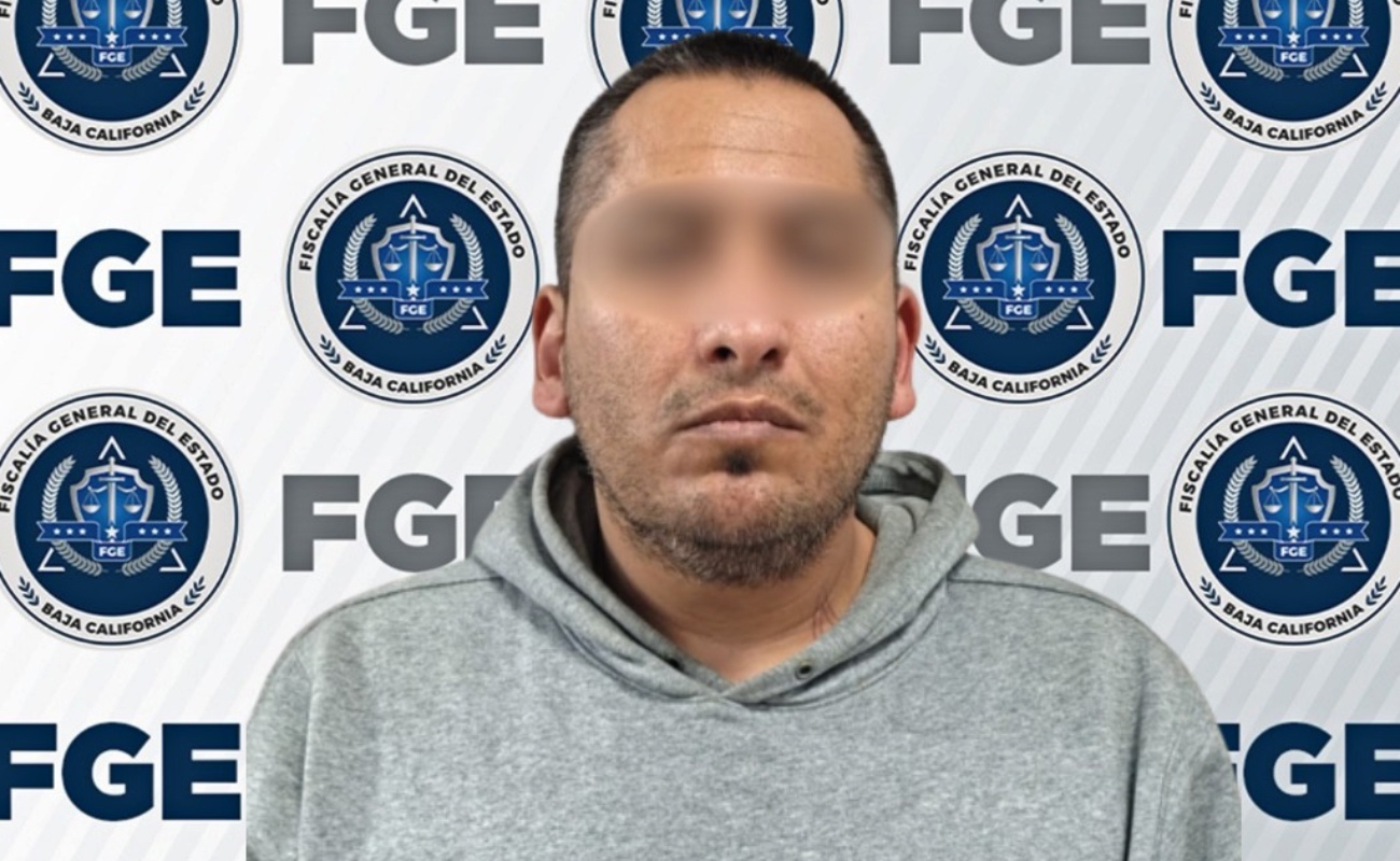 Diego “N” fue capturado en Ensenada por la Fiscalía de Baja California, tras una orden de aprehensión por robo calificado y daño a Jalisco.