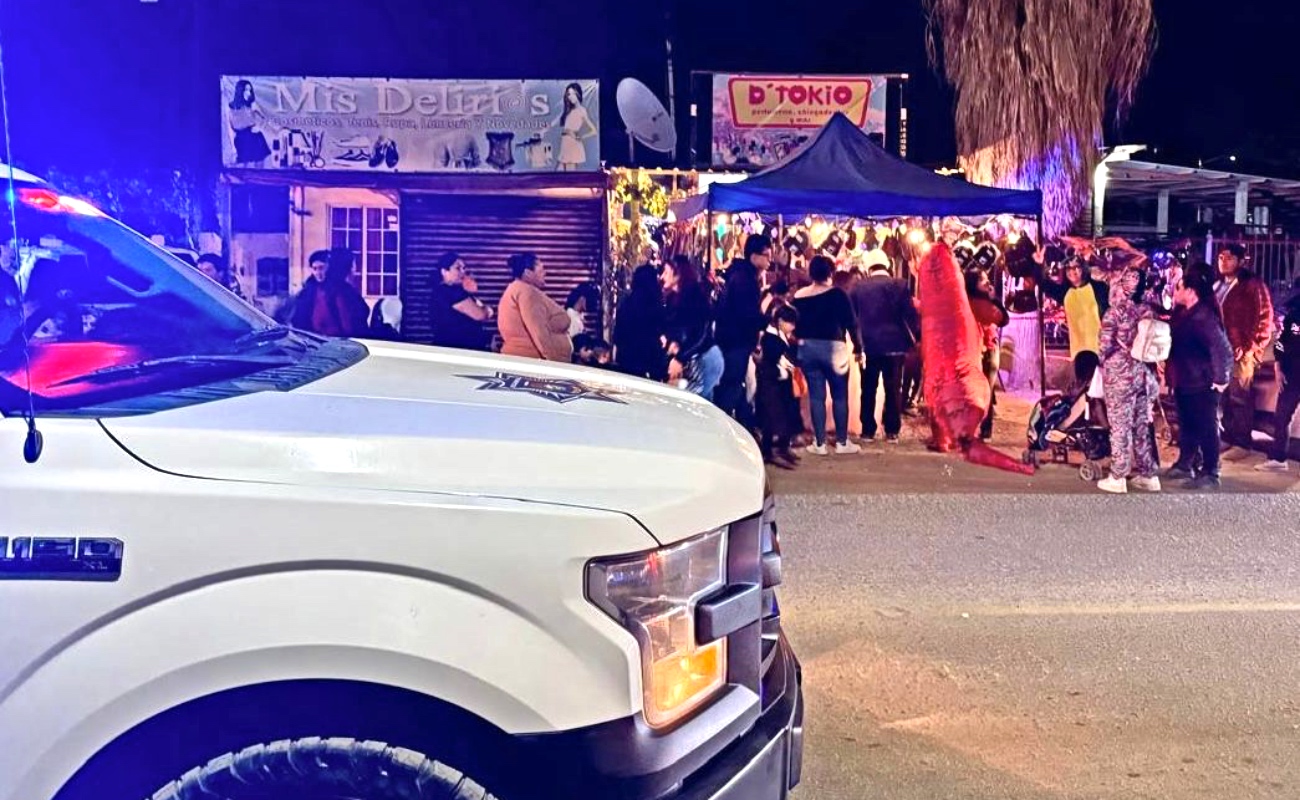 Activan operativo especial por Halloween 2025