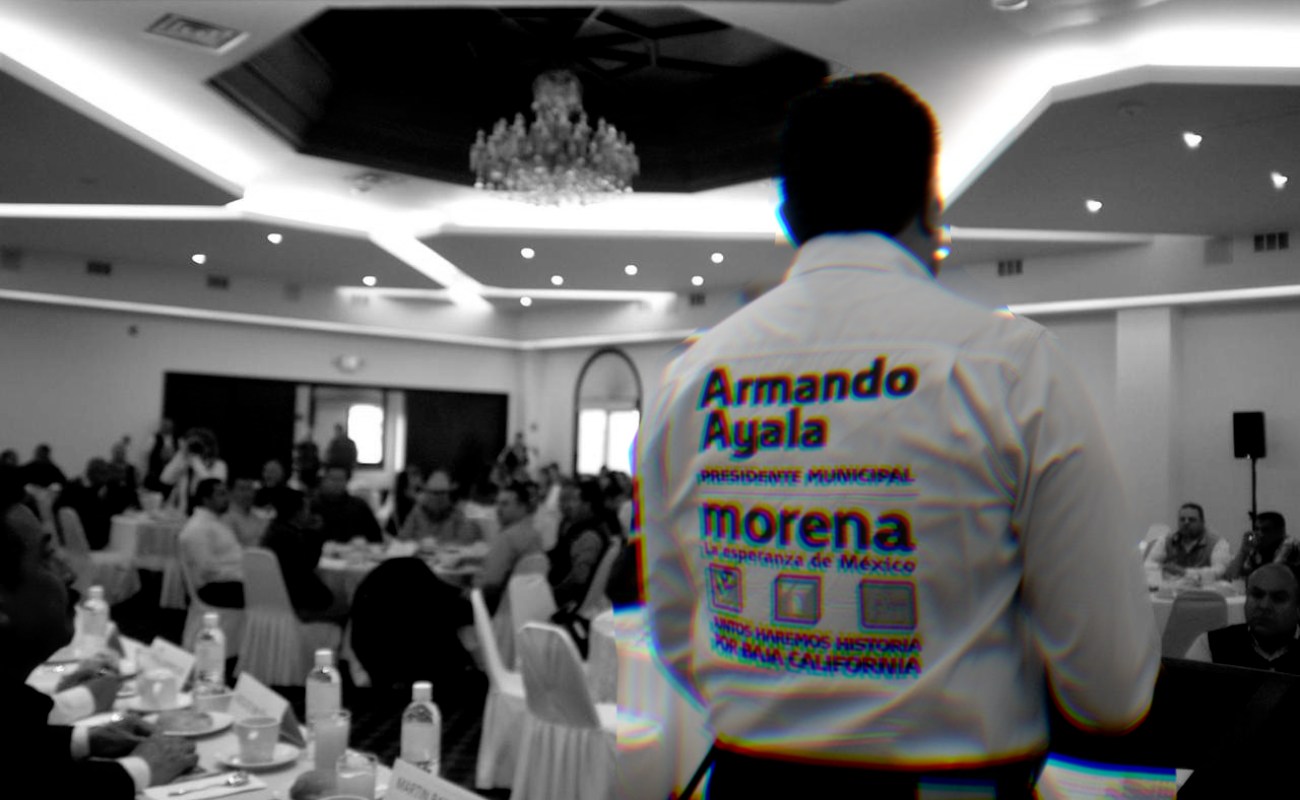 Armando Ayala, candidato de Morena a la alcaldía de Ensenada.