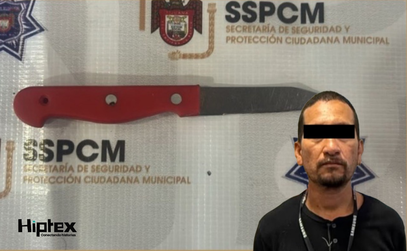 Detiene Policía Municipal a presunto responsable de lesiones con arma punzocortante