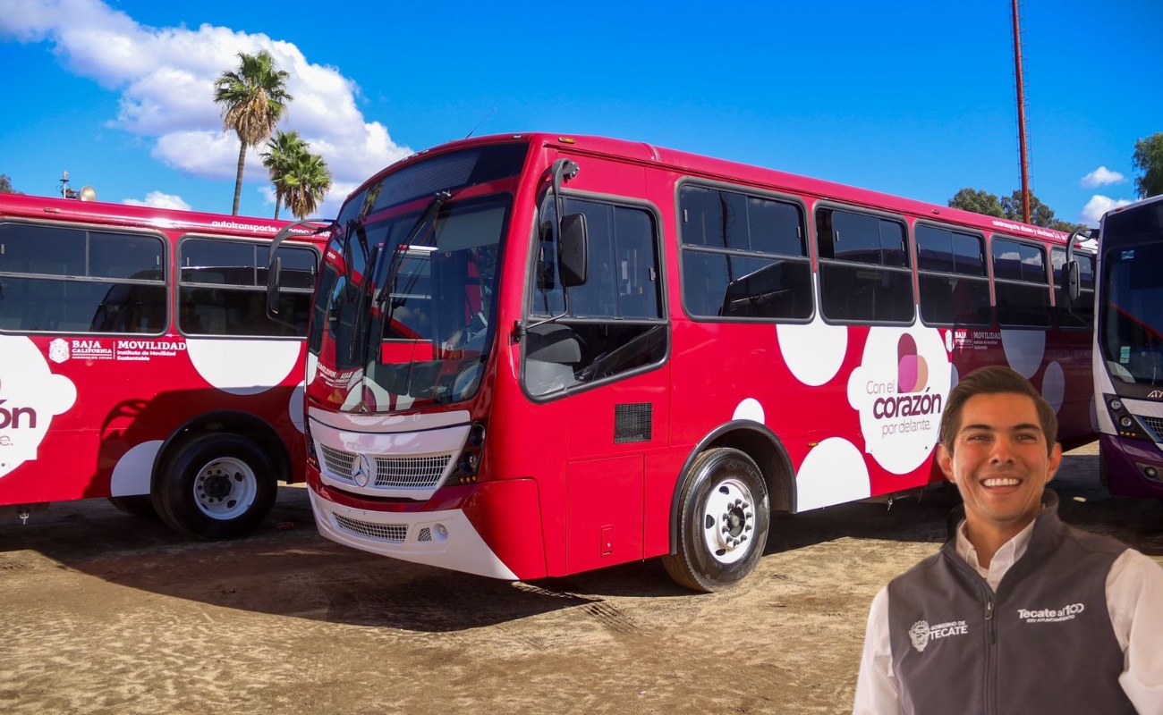Avanza Tecate hacia un transporte moderno