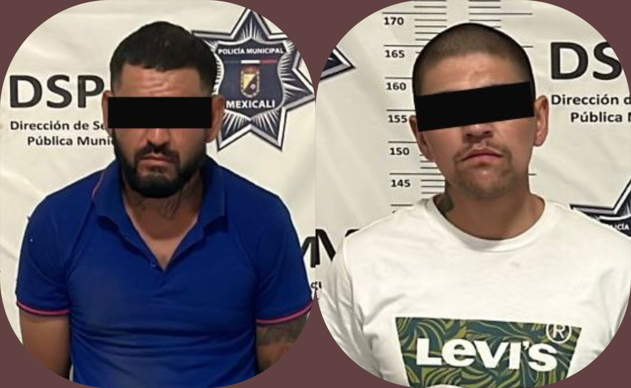 Capturan a dos sujetos acusados de múltiples asaltos