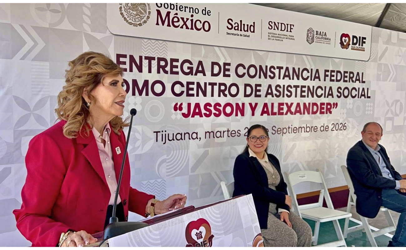 Obtiene centro "Jasson y Alexander" de DIF Baja California autorización federal como centro de asistencia social