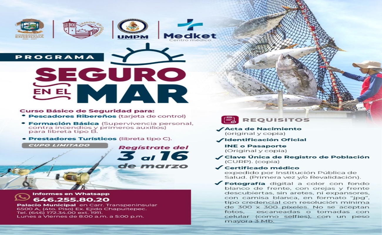 Obligatorio para obtener tarjeta de control, libretas tipo B y C.