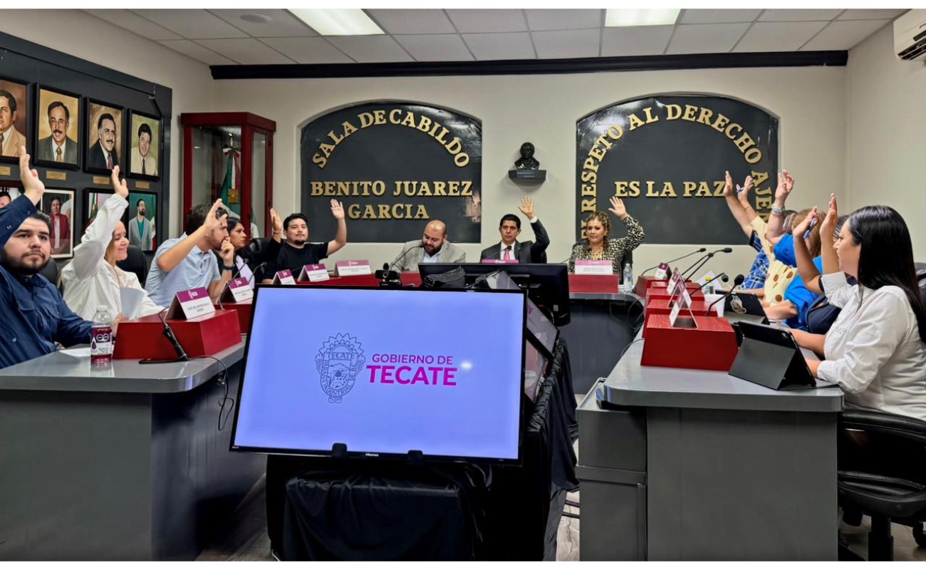 Aprueba Cabildo nuevos proyectos de infraestructura en colonias de Tecate