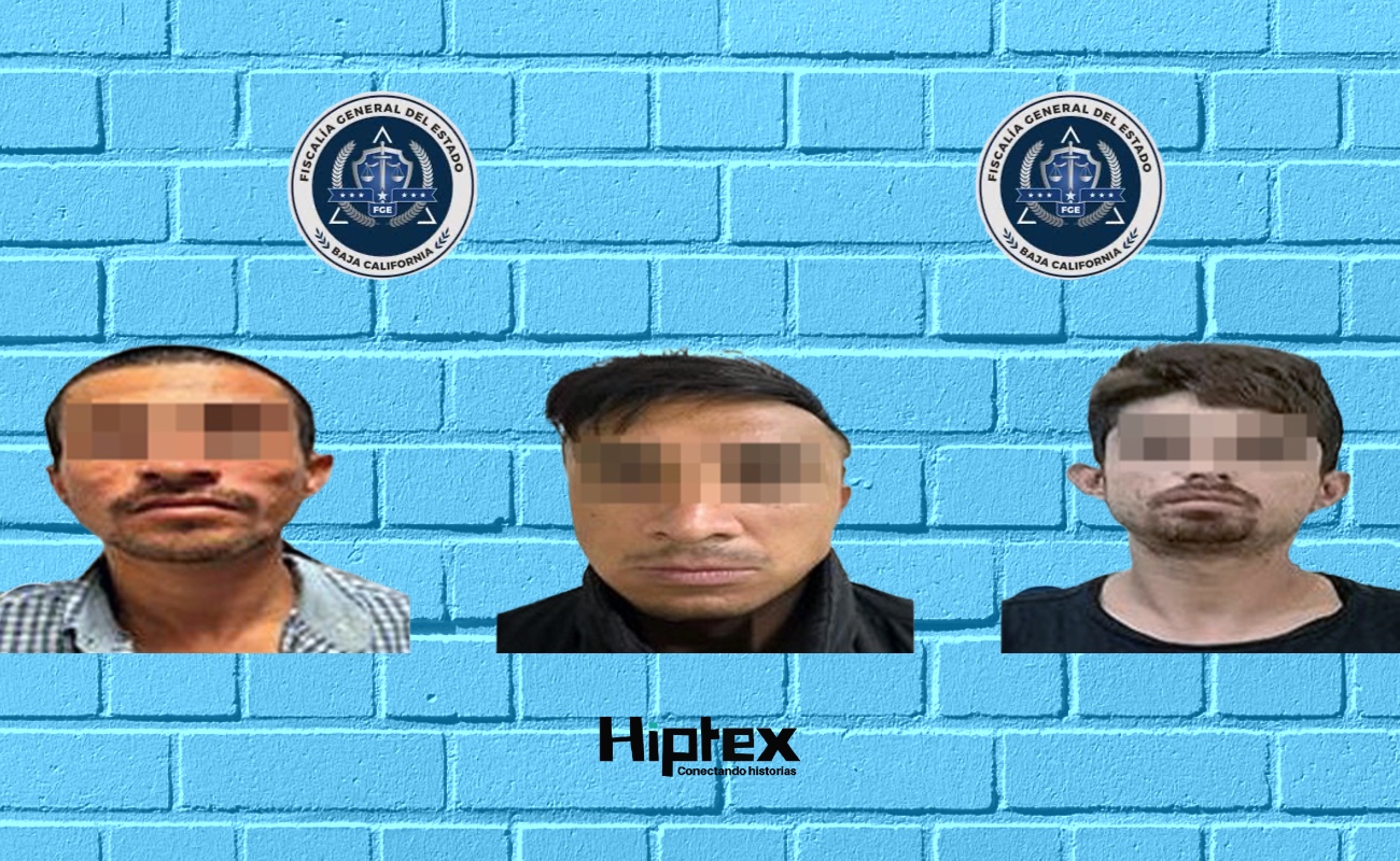 Aldo Jonathan “N”, Moisés “N”, y Deilan Santiago “N”, los imputados por robo con violencia.