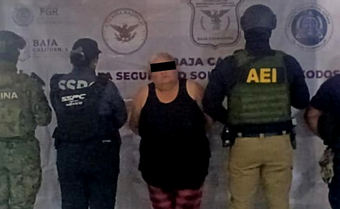 Ma. de la Luz “N”, de 50 años, detenida por la FESC.