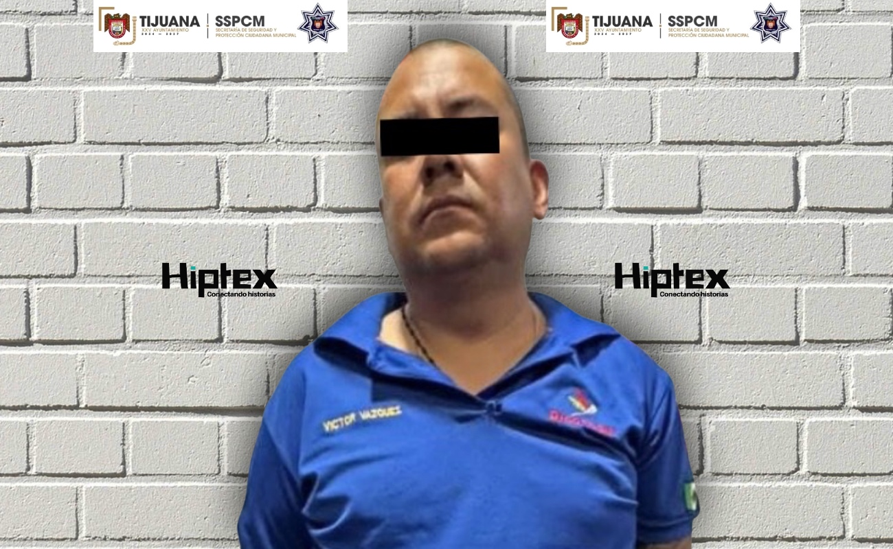 Víctor "N", de 39 años de edad, el detenido.