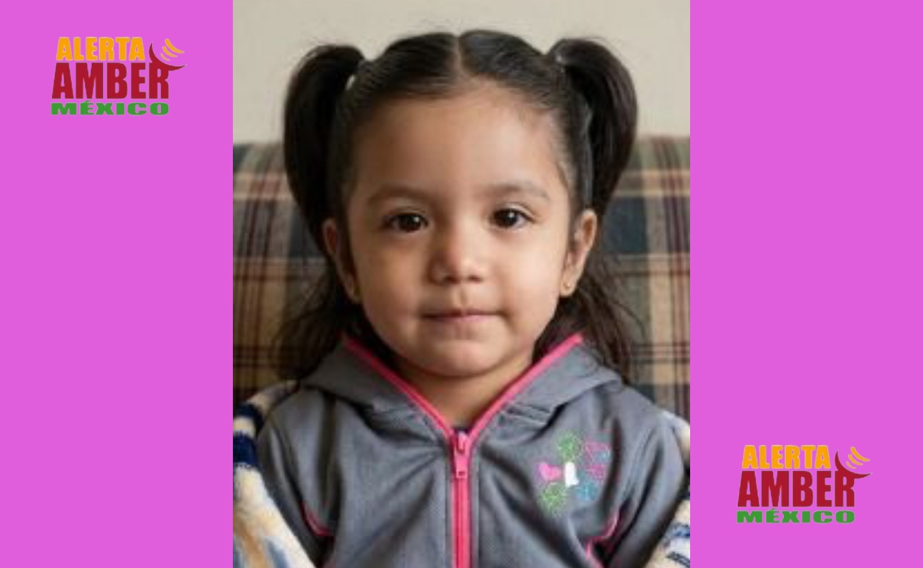 Emiten Alerta Amber para la pequeña Bárbara de solo cinco años de edad