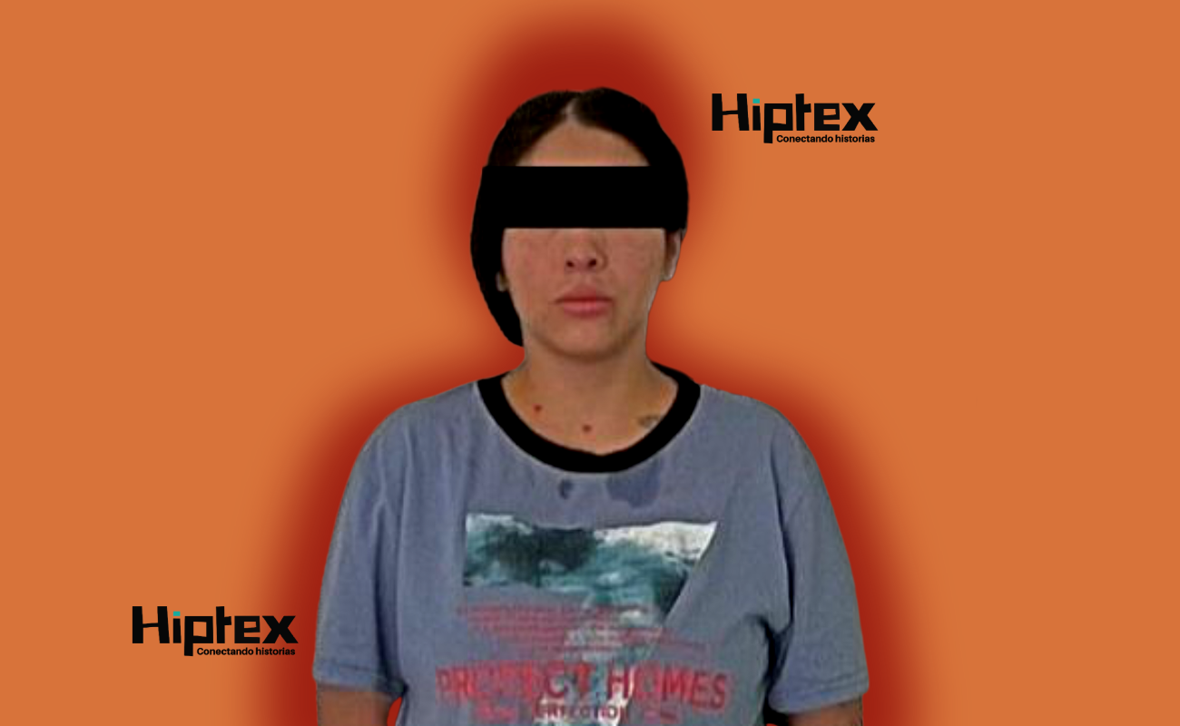 Kassandra Margarita “N” de 27 años de edad, la detenida.