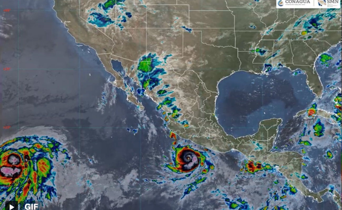 Huracán Polo se intensifica a categoría 5, a 355 kilómetros al sur de Zihuatanejo