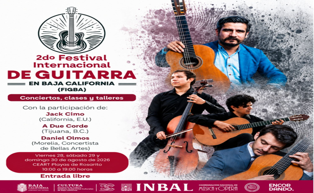 Todas las entradas serán de entrada libre.