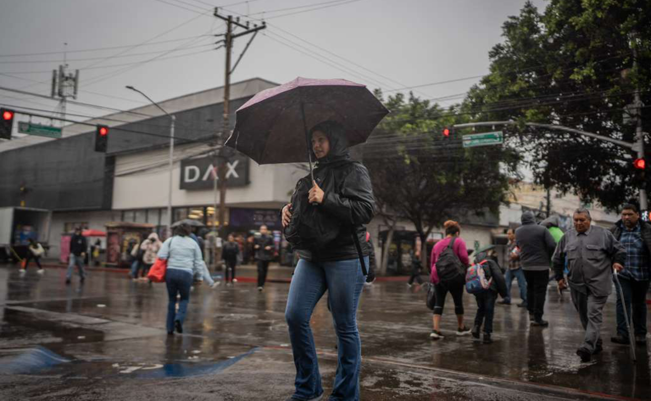 Lluvias y bajas temperaturas se hacen presentes en Tijuana