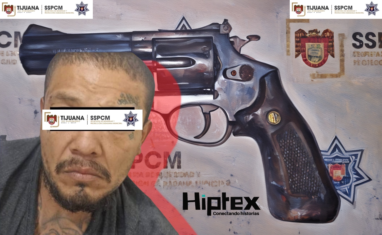 Asegura Policía Municipal a persona lesionada y arma de fuego