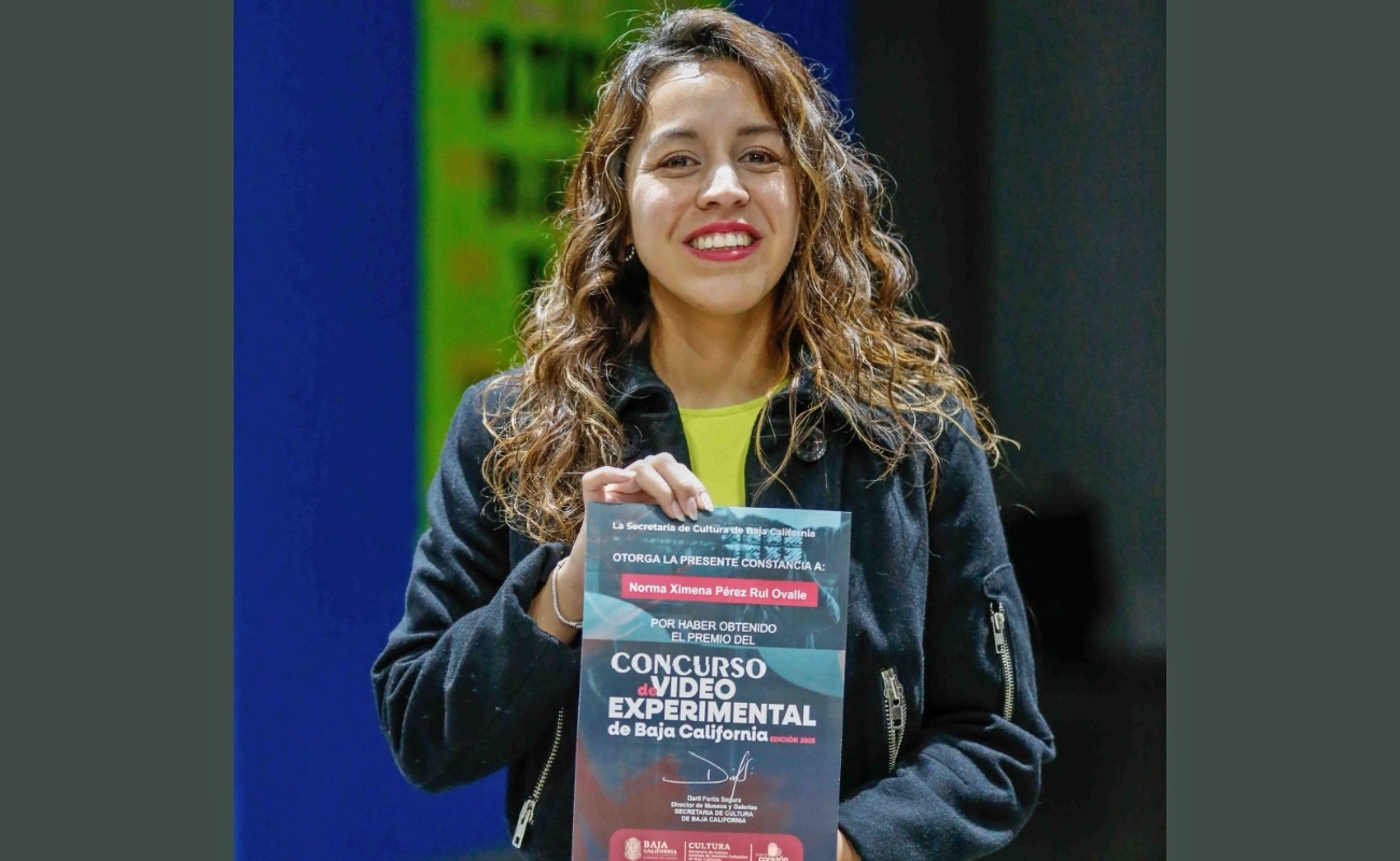 Baja California celebra a la ganadora y a las obras destacadas del concurso de video experimental 2025