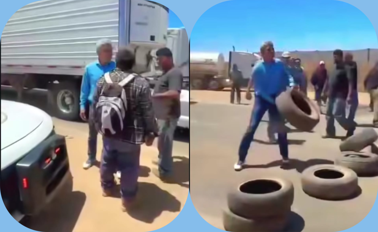 Liberan a empujones la carretera Transpeninsular tras bloqueo de 12 horas