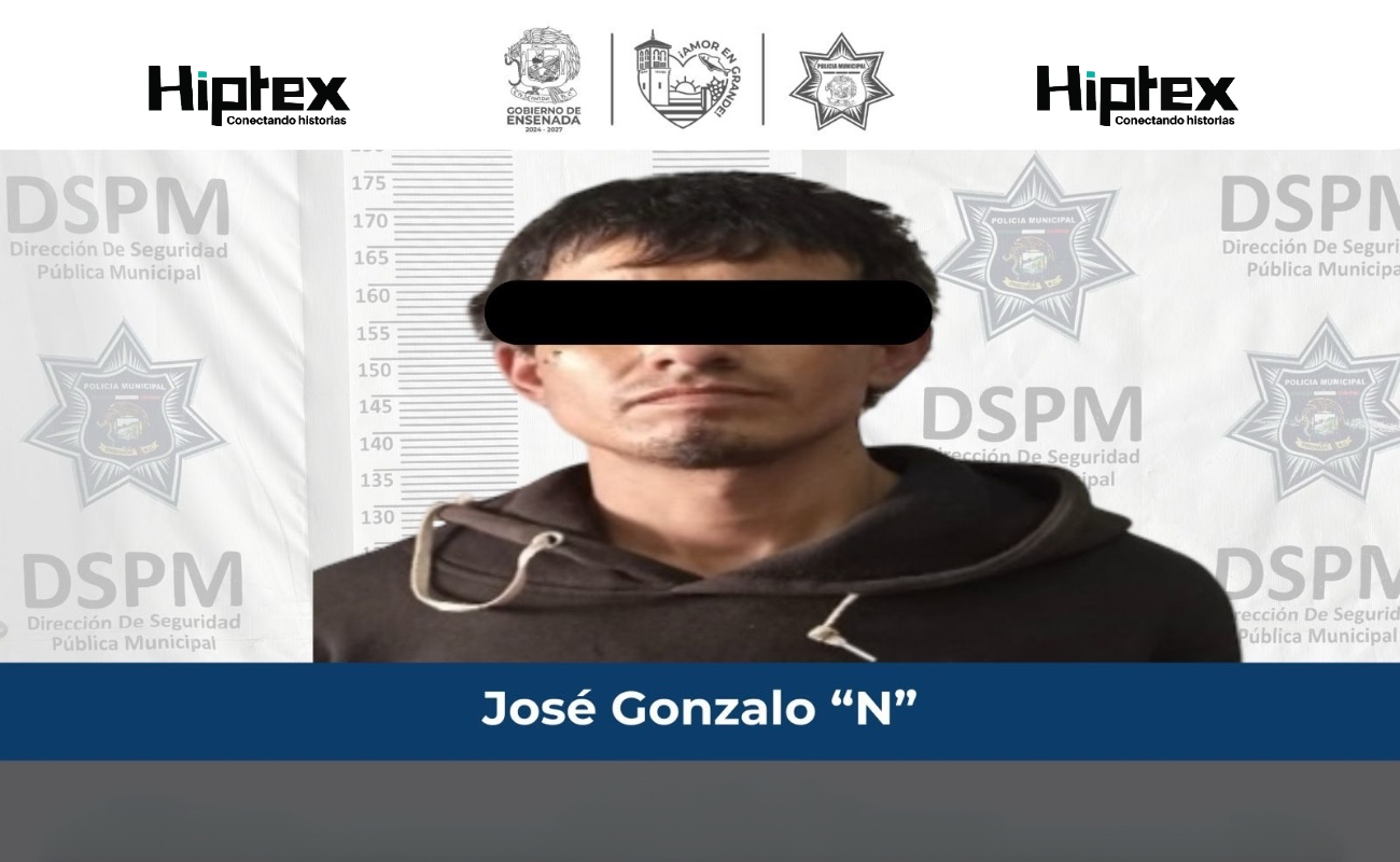 José Gonzalo “N”, de 31 años de edad, fue detenido con droga en la colonia Aeropuerto.