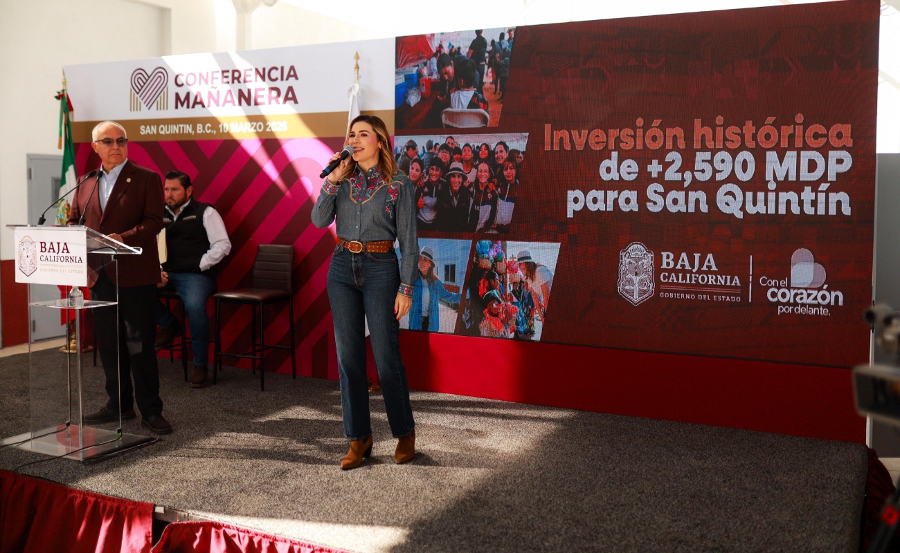 Anuncia gobernadora Marina del Pilar Plan de Atención Integral a San Quintín coordinado con la presidenta Sheinbaum