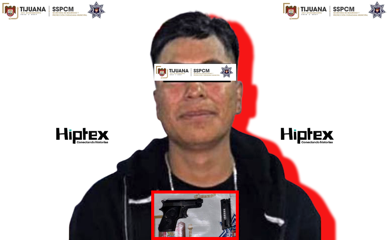 Jaziel “N”, de 21 años de edad, el detenido.