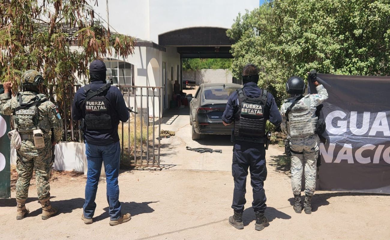 Aseguran autoridades de BC casa de seguridad ligada a organización criminal