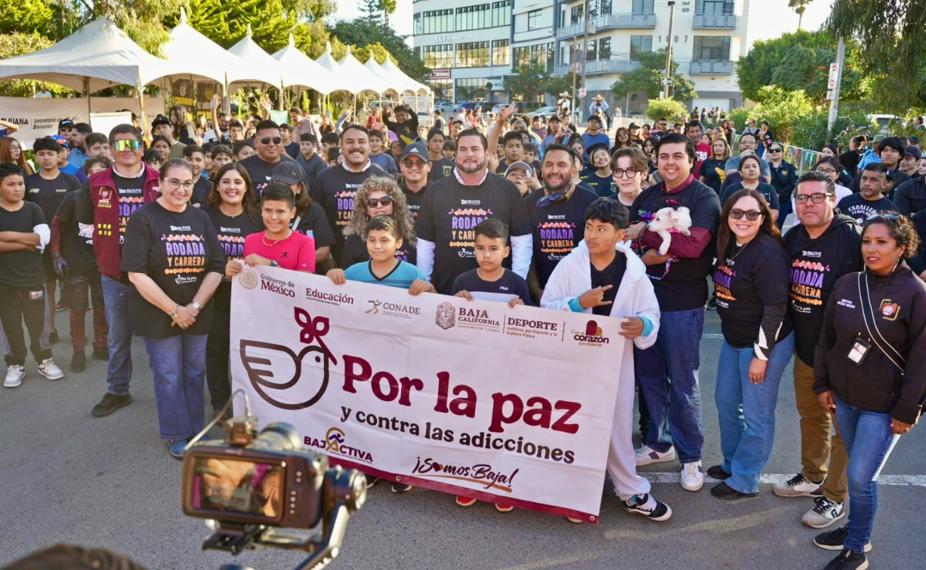 Encabeza Ismael Burgueño Ruiz ‘Rodada y Carrera por la Paz y contra las Adicciones’ en Tijuana