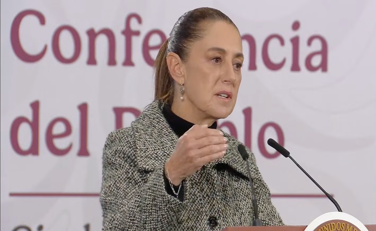 Ofrece Claudia Sheinbaum convocar países para salida “pacífica” a la tensión de EU y Venezuela
