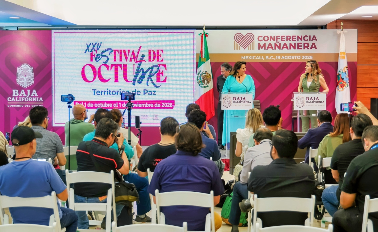 Celebra BC 25 años del Festival de Octubre, más de 100 actividades y experiencias inversivas de Dalí y Frida Khalo