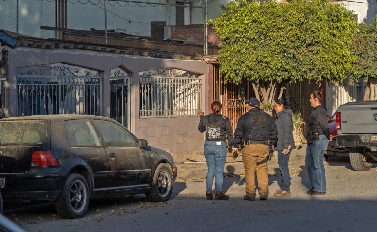 En el interior de la vivienda no se hallaron indicios balísticos.