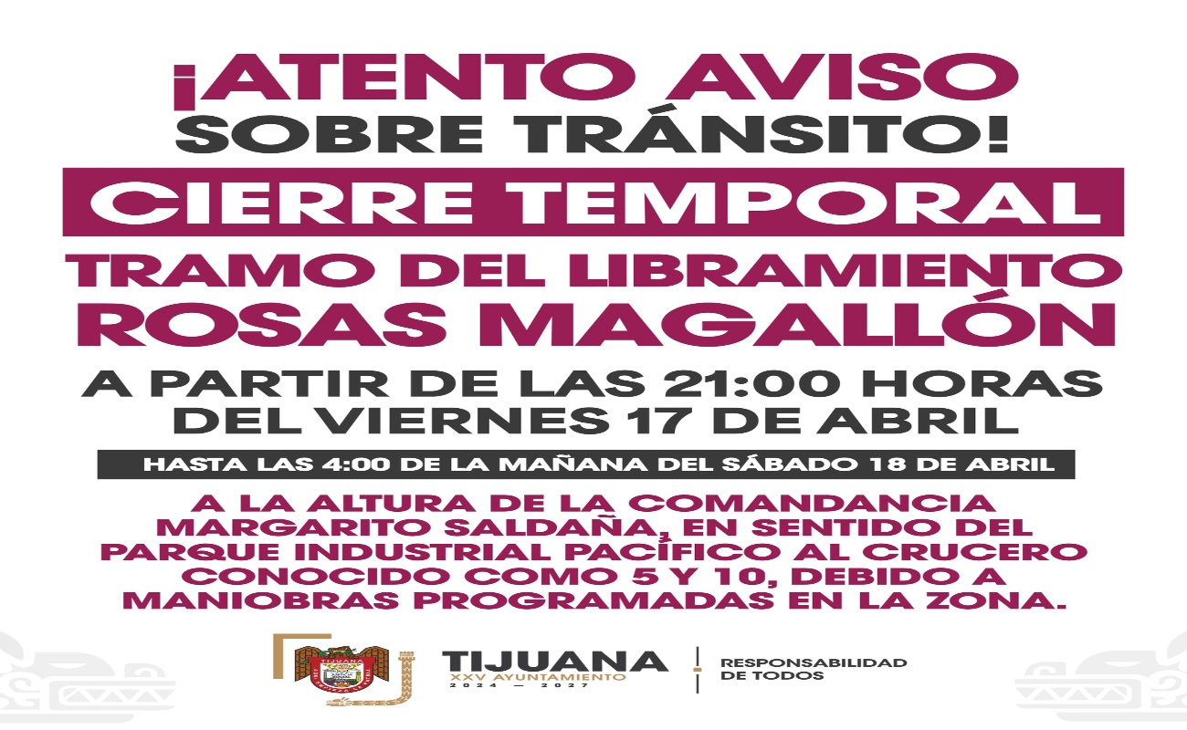 Se contempla como vía alterna principal, el desvío hacia calle Pacífico, lo que permitirá la reincorporación posterior al Libramiento.