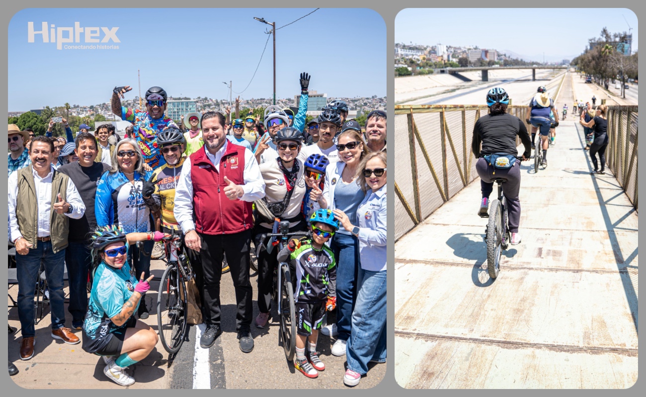 Da Ismael Burgueño banderazo de inicio de obra de rehabilitación y ampliación de la Ciclovía Río Tijuana