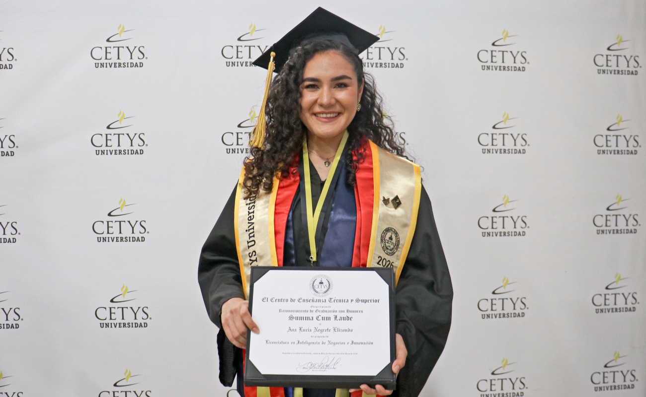 De estudiante a líder universitaria: egresada de CETYS destaca el impacto de una formación integral en su trayectoria