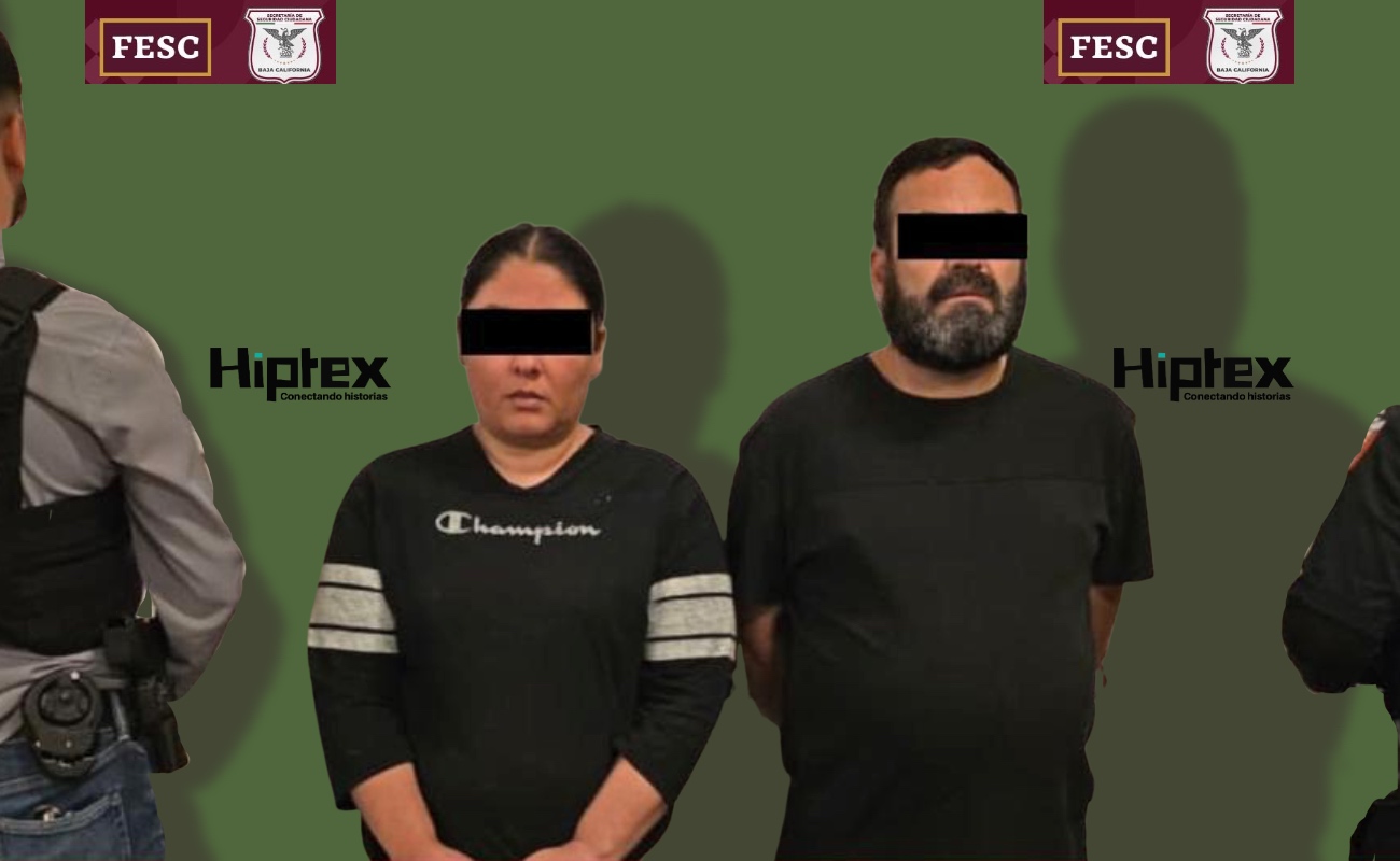 Detienen a pareja de presuntos narcomenudistas en posesión de heroína y fentanilo