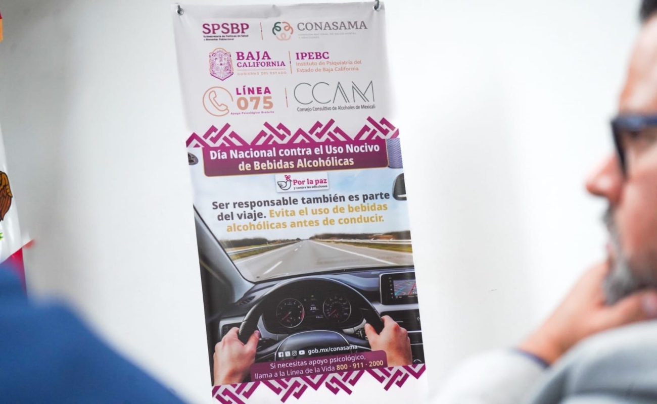 Participa Secretaría de Salud BC en acciones preventivas del consumo de alcohol en fiestas decembrinas