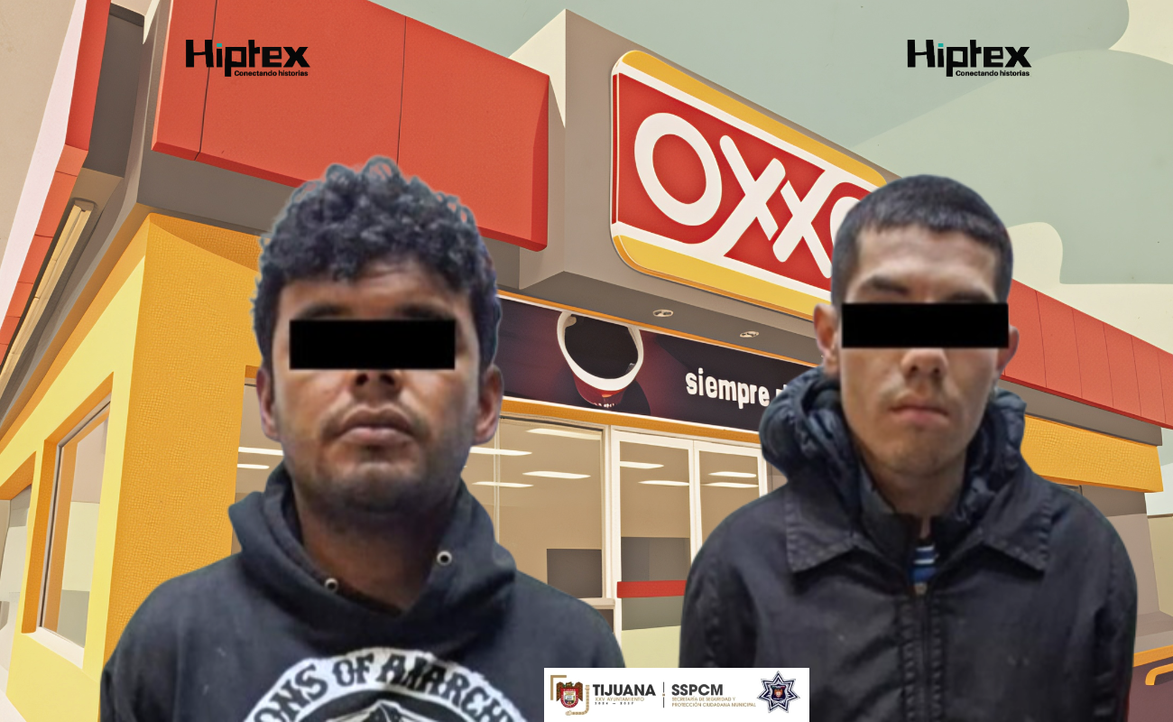 Capturan a dos presuntos responsables de robos a tiendas OXXO