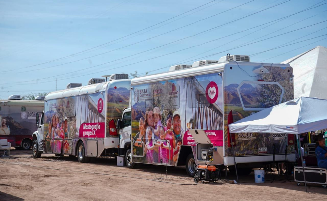 Esta semana las caravanas de salud se ubicarán en Mexicali, zona norte de Tijuana y San Quintín.