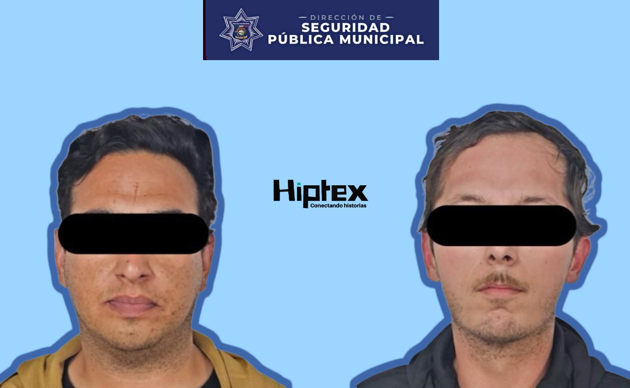 Recupera Policía Municipal vehículo con reporte de robo; hay dos detenidos