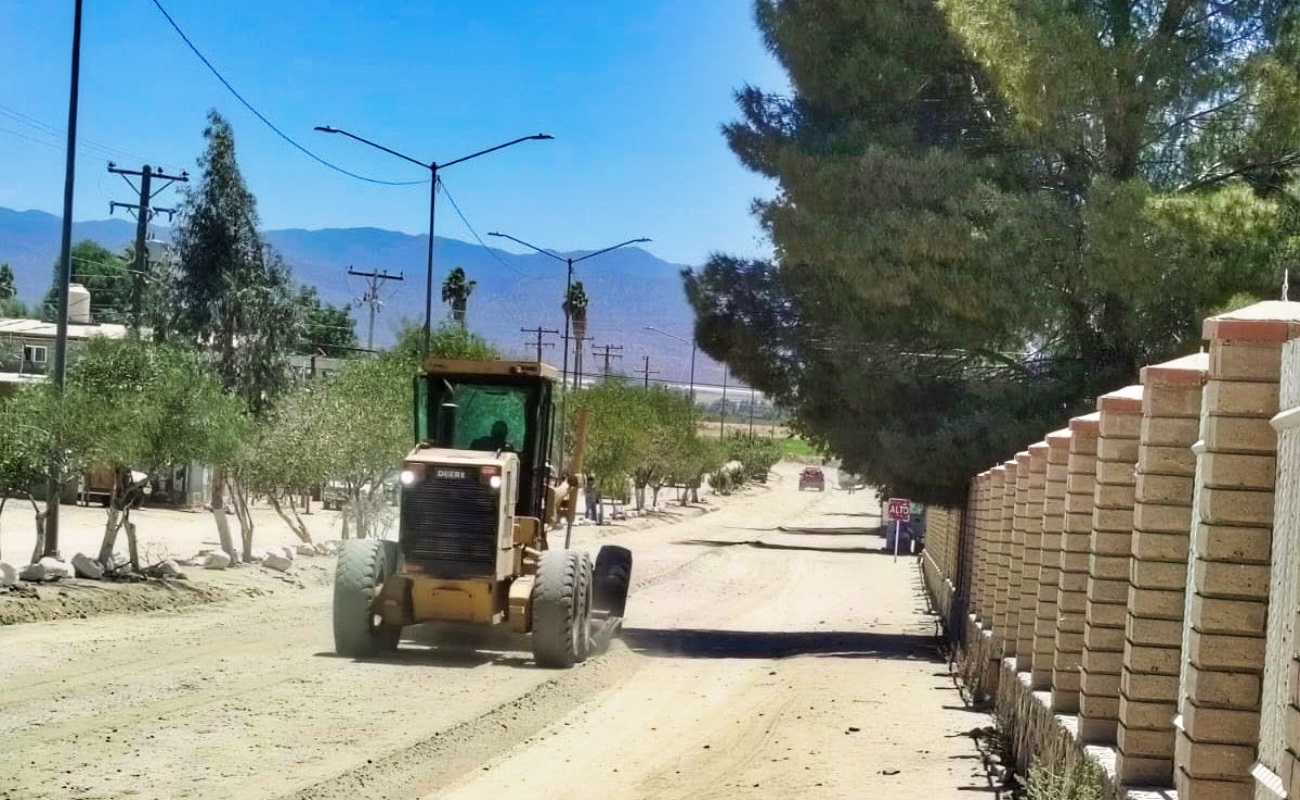 Realiza gobierno de Ensenada acciones de mejoramiento vial en las delegaciones