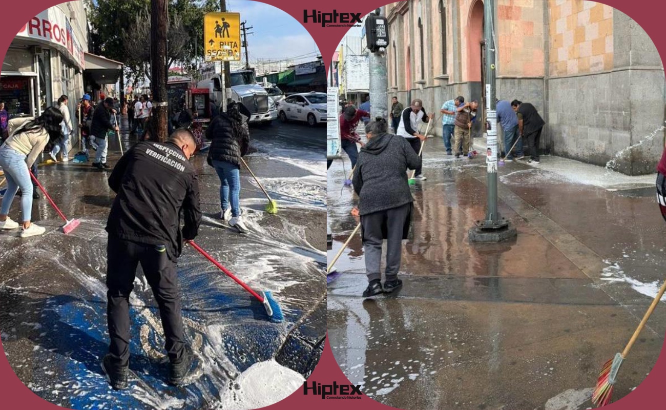 Realiza Gobierno Municipal de Tijuana jornada de limpieza en Zona Centro