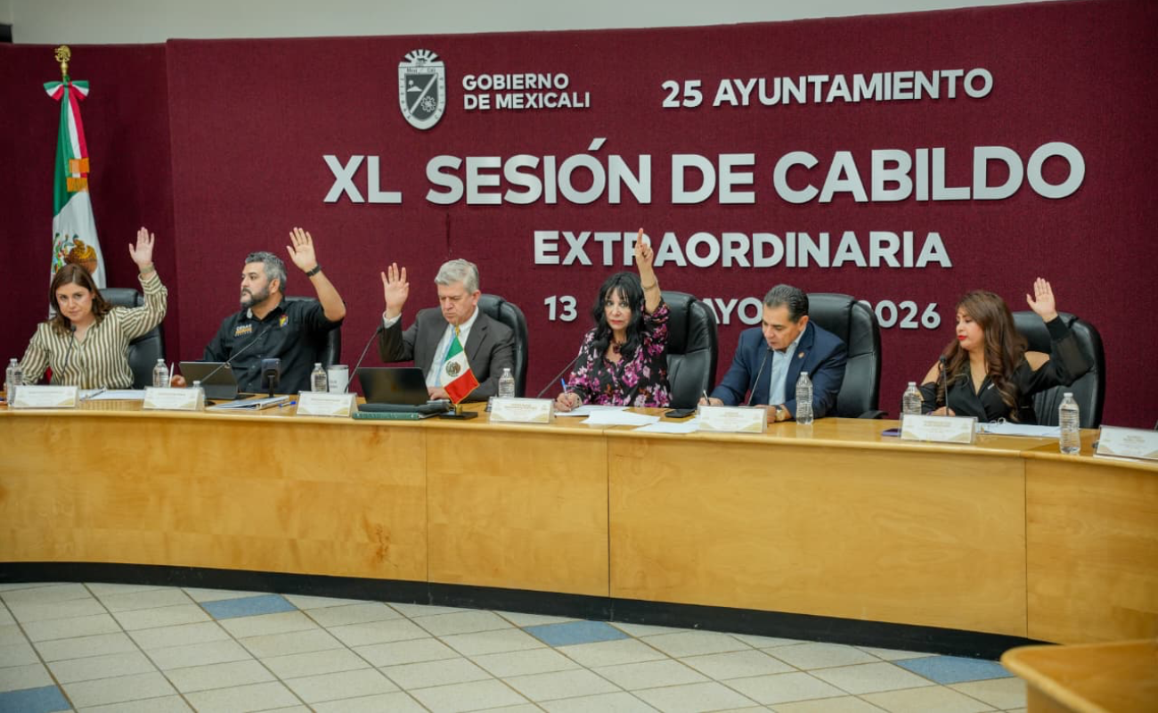 Aprobó Cabildo de Mexicali primer paquete de obras 2026