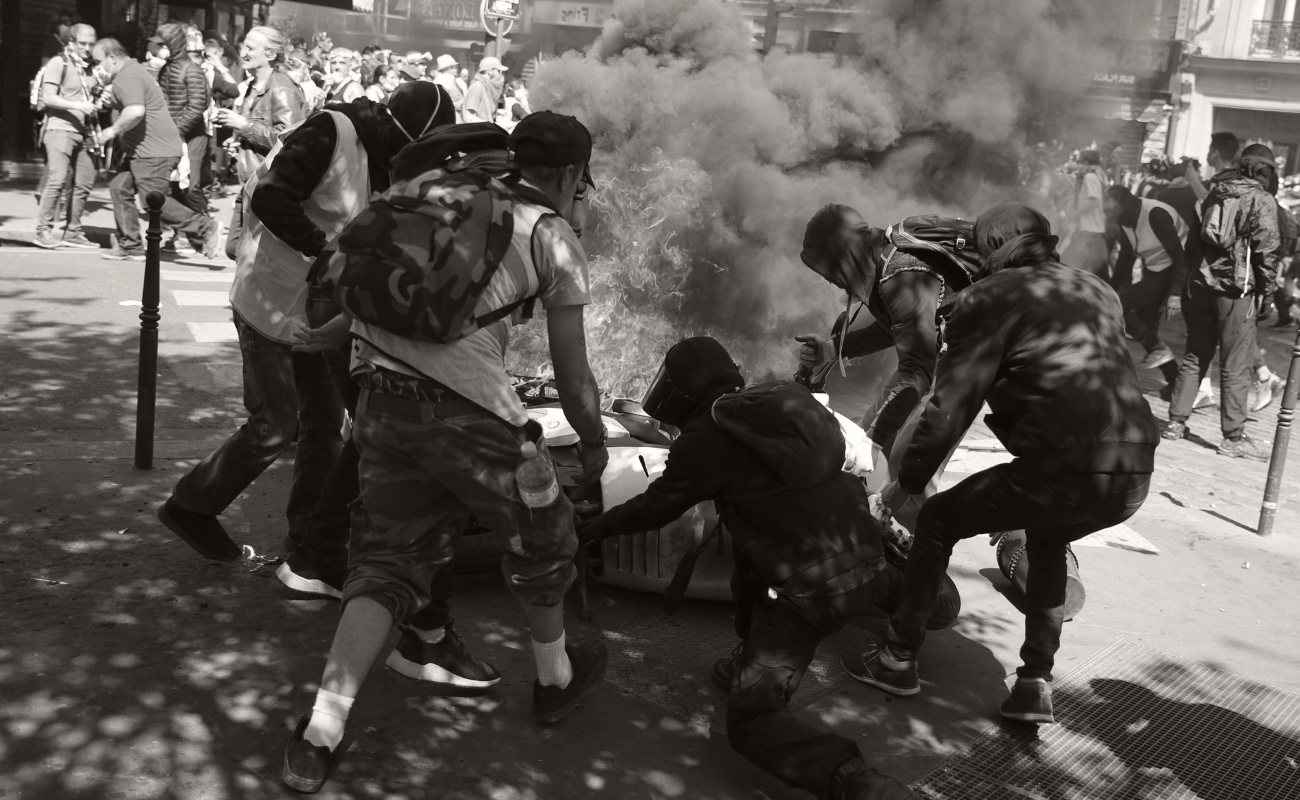 Actos violentos se vivieron en la vigésima marcha convocada por los “chalecos amarillos”.