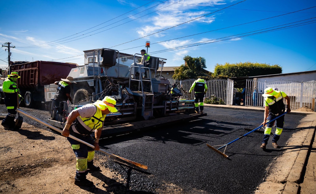 Rehabilitación de calles presenta un avance cercano al 50 por ciento.