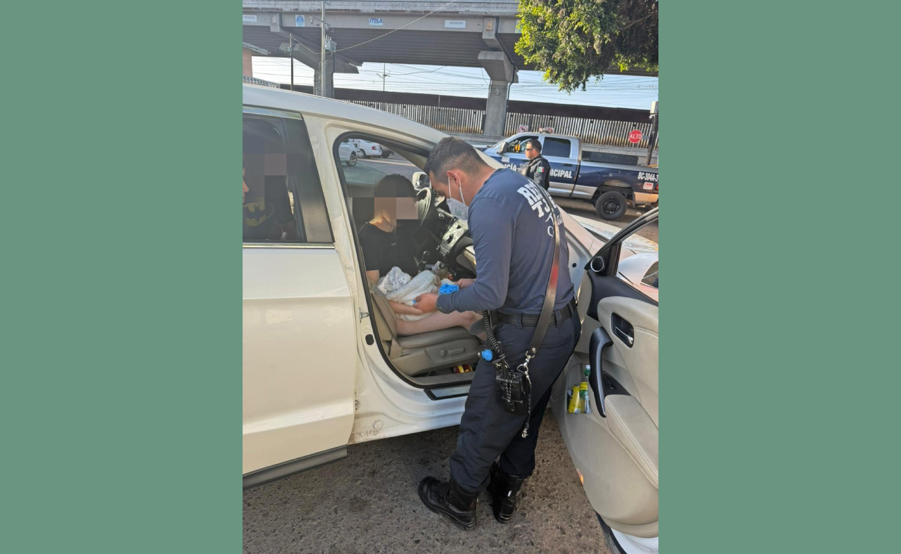 Brinda Policía Municipal atención y acompañamiento a mujer en labor de parto