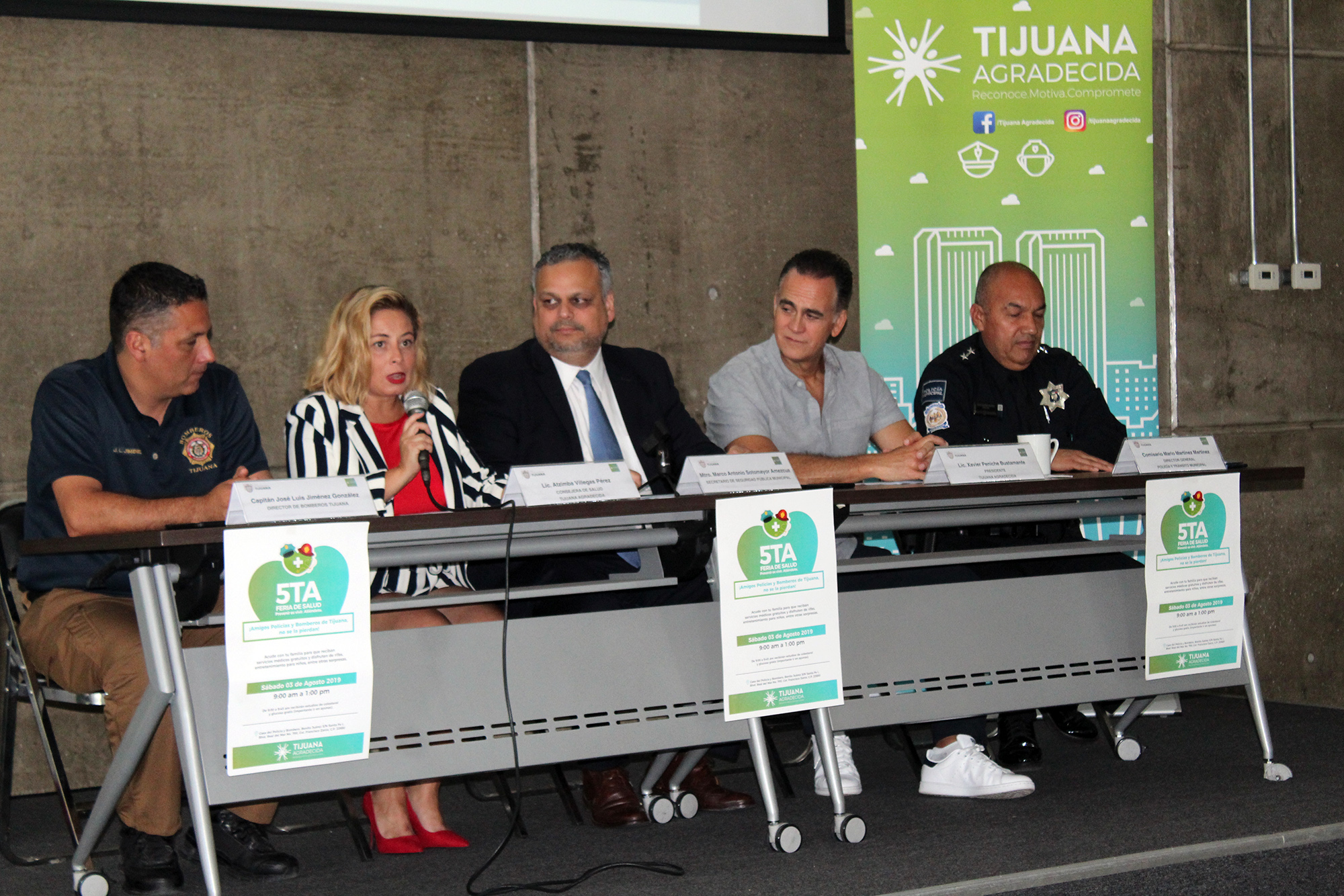 Una feria de salud para policías y bomberos se realizará el próximo sábado.
