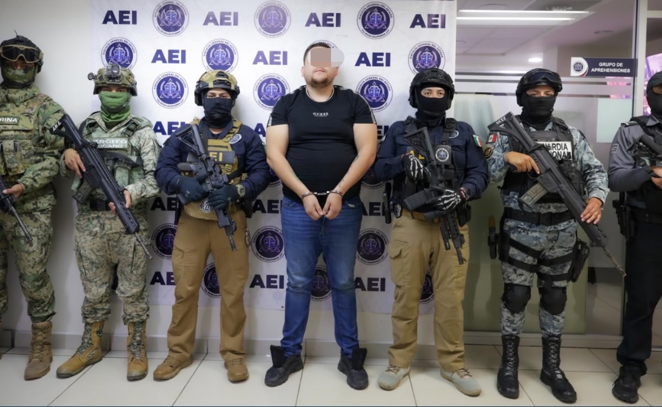 Detienen a “El Nenuco” por homicidio de agente de la FESC en Tijuana