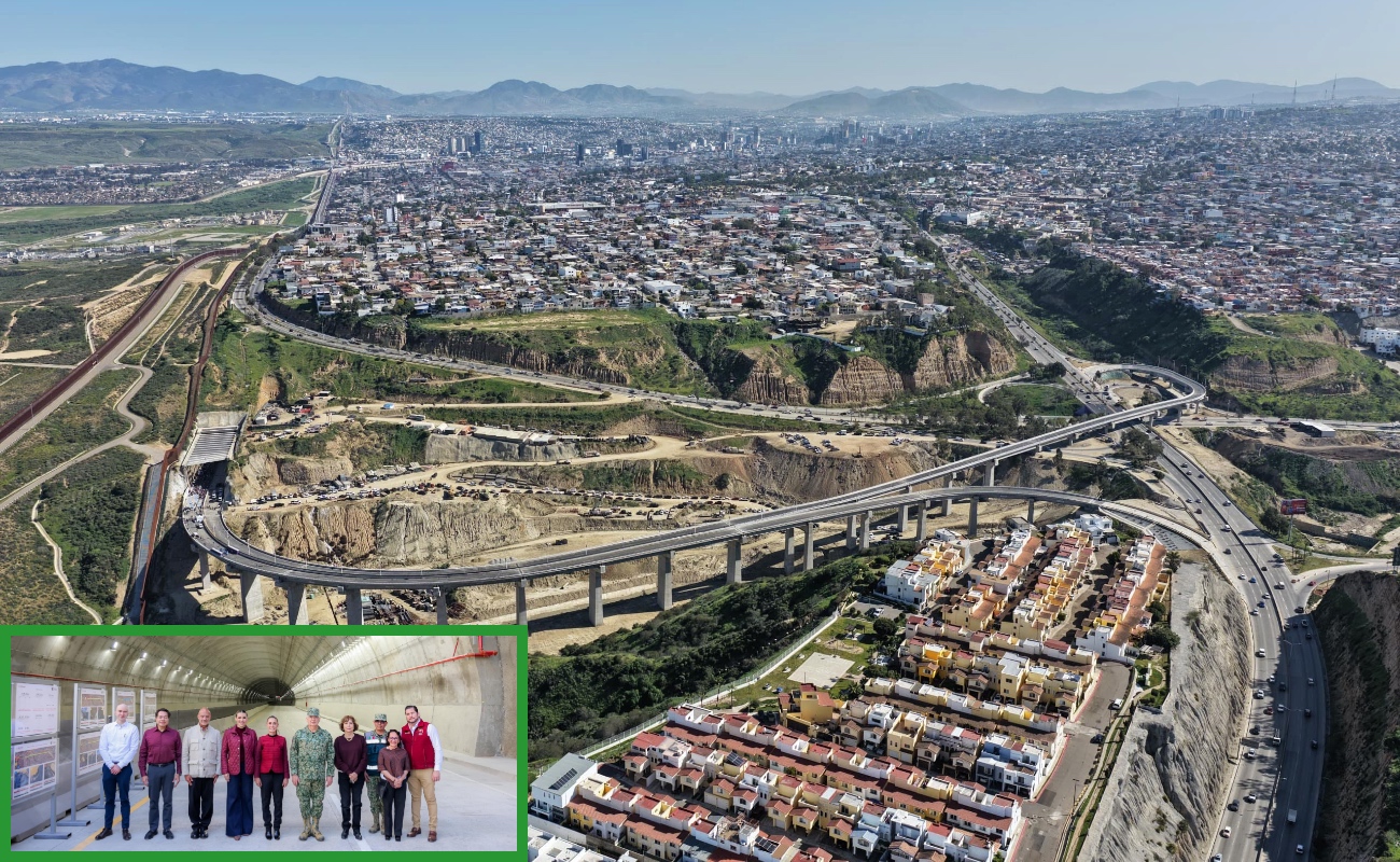 Inauguran Claudia Sheinbaum y Marina del Pilar primer tramo del Viaducto Elevado y la Universidad Rosario Castellanos